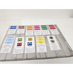 2019 Monopoly Disney parks Ed Game Replacement Property Cards complete